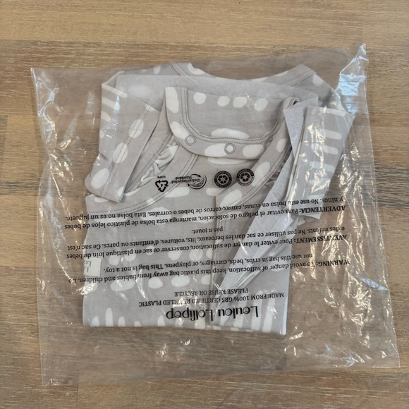 LouLou Lollipop Grey Geometric Bodysuit - Picture 4 of 4